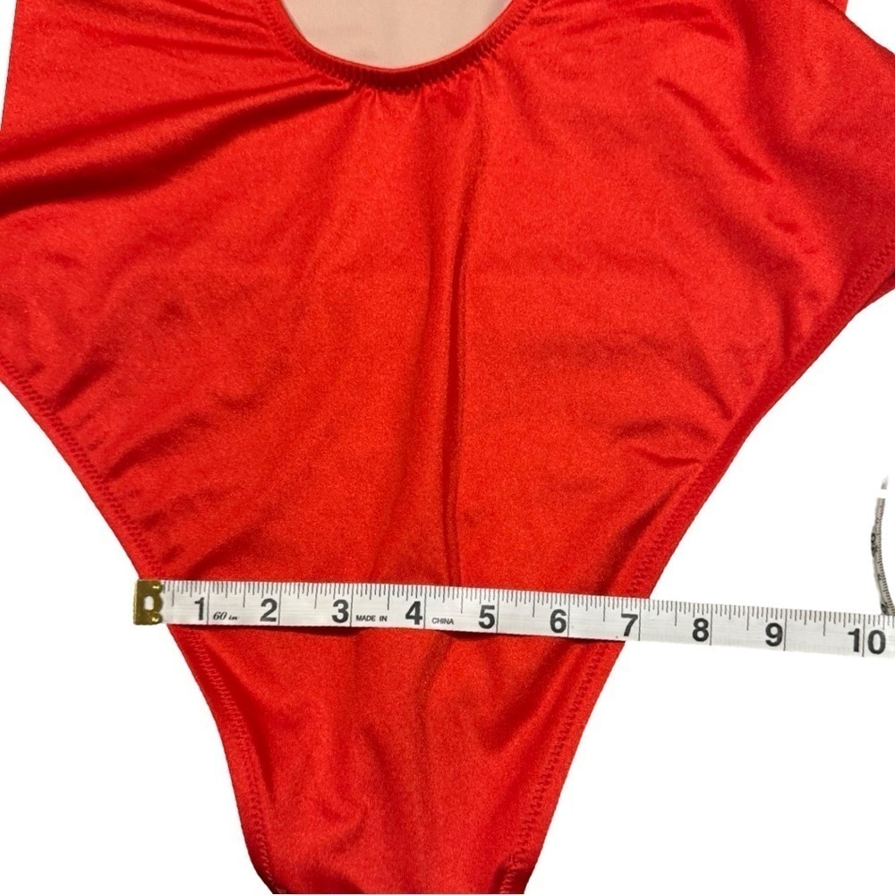 Victoria Secret NWT Bling strap red cheeky One piece Size L - Picture 9 of 9